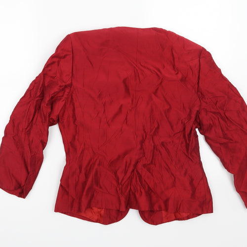CC Womens Red   Jacket Blazer Size 10