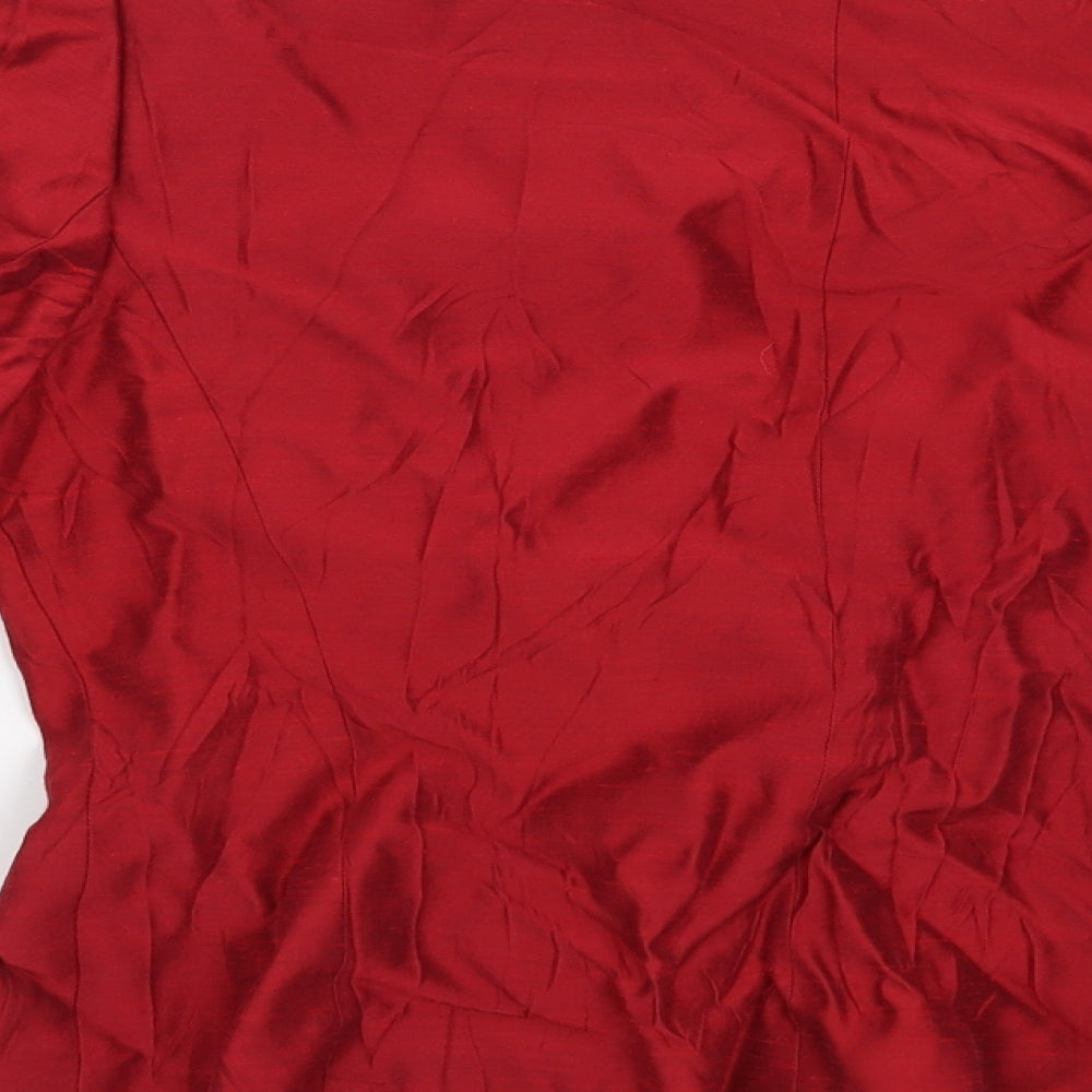 CC Womens Red   Jacket Blazer Size 10