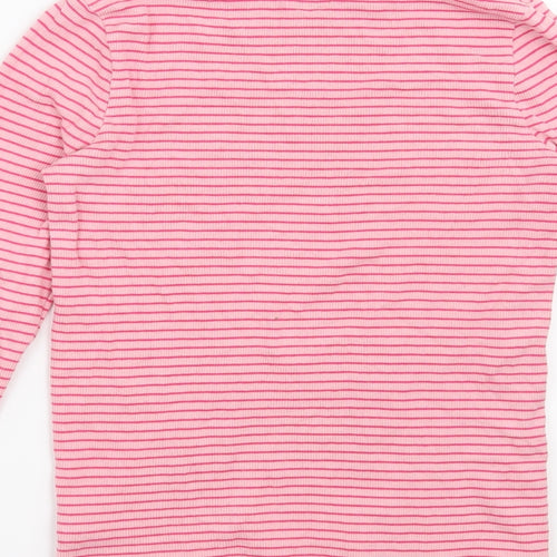 F&F Girls Pink Striped  Basic T-Shirt Size 13-14 Years