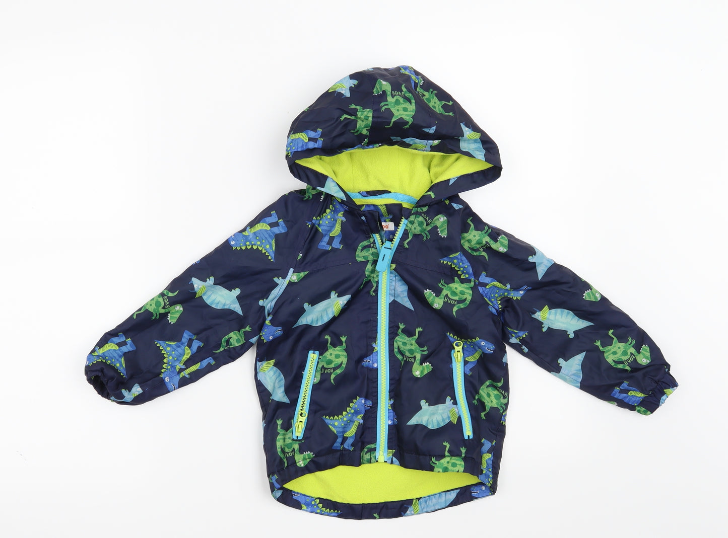Bluezoo Boys Blue   Jacket  Size 2-3 Years  - Dinosaur