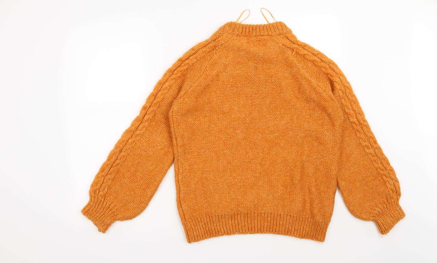 Papaya Womens Orange   Pullover Jumper Size M