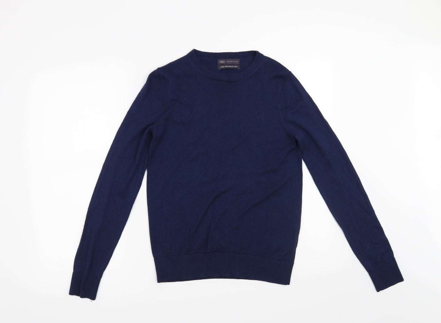 Marks and Spencer Womens Blue   Pullover Jumper Size 8