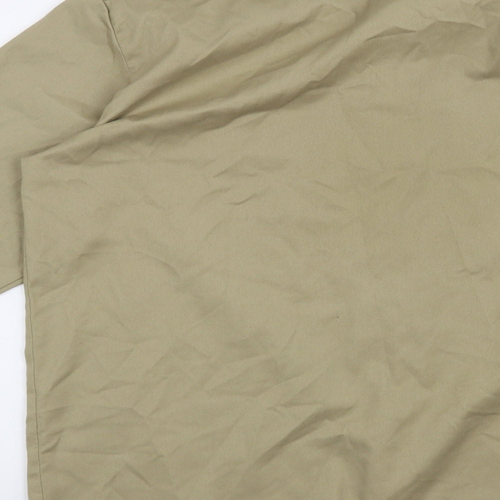 Dickies Mens Beige    Button-Up Size L