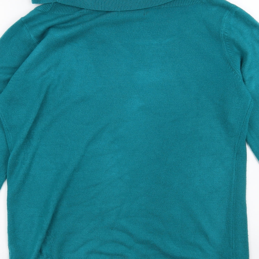 Bonmarché Womens Blue   Pullover Jumper Size S