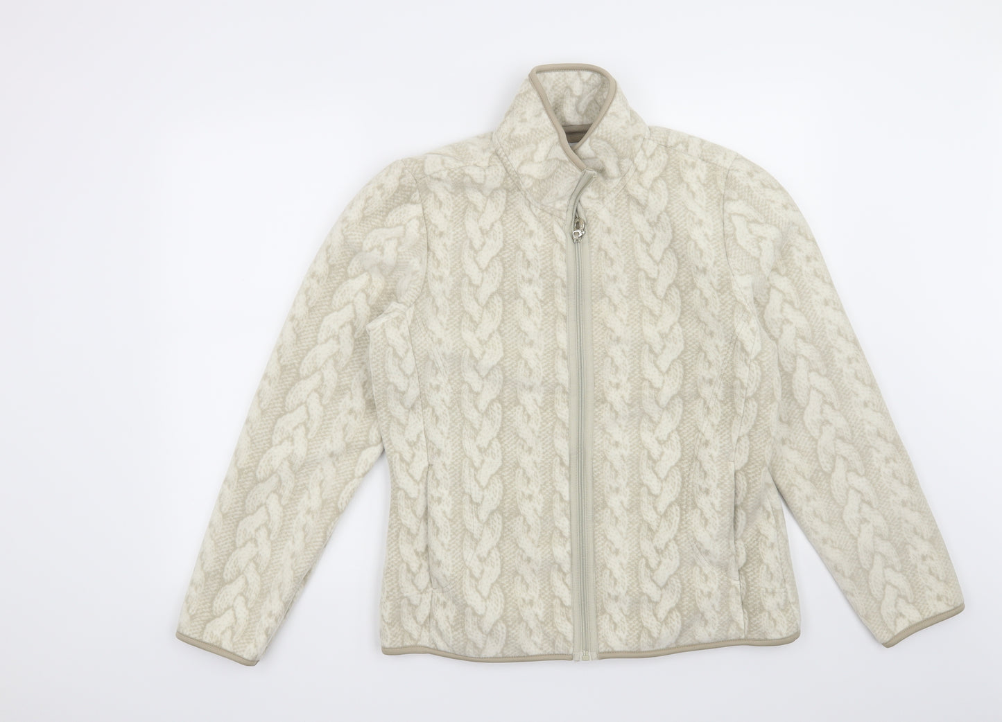 Effeti Moda Womens Beige   Jacket  Size L