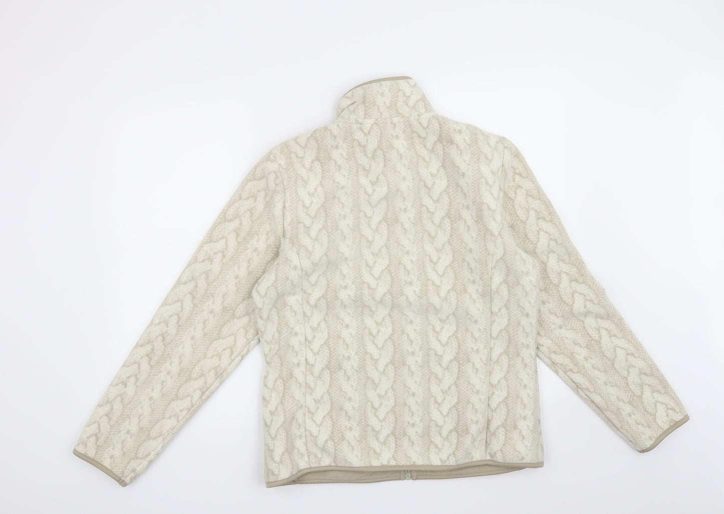 Effeti Moda Womens Beige   Jacket  Size L