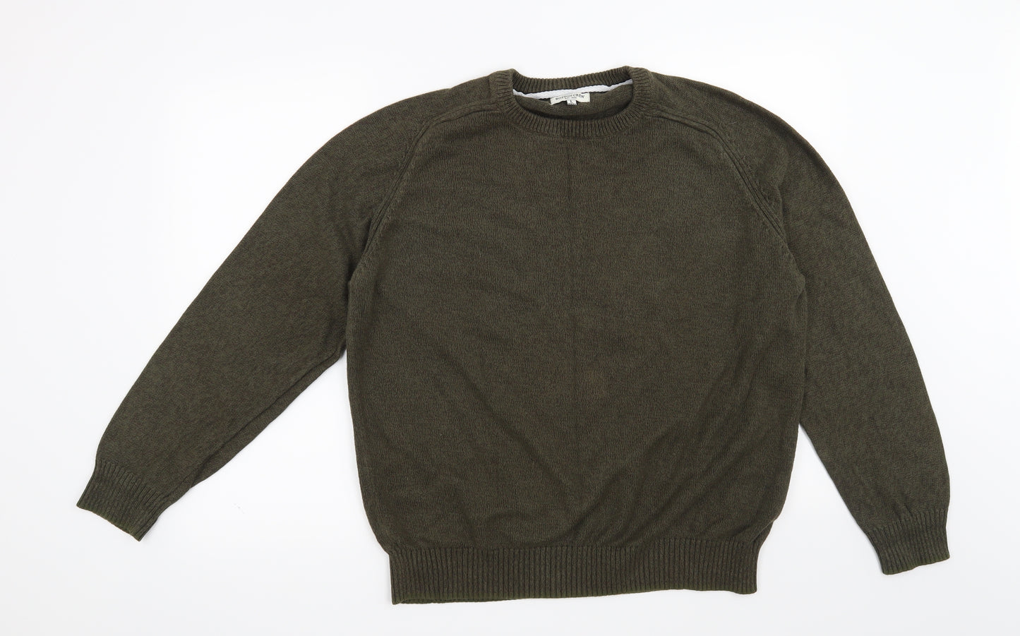 BOSTON CREW Mens Green   Pullover Jumper Size L