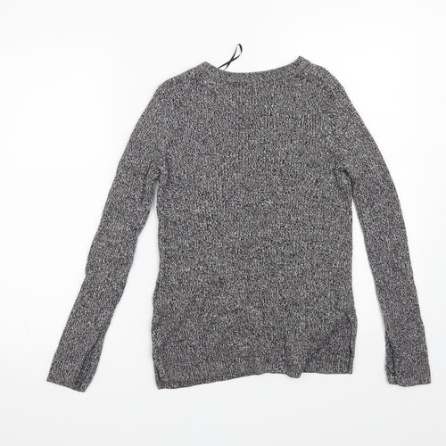 H&M Womens Grey   Pullover Jumper Size S