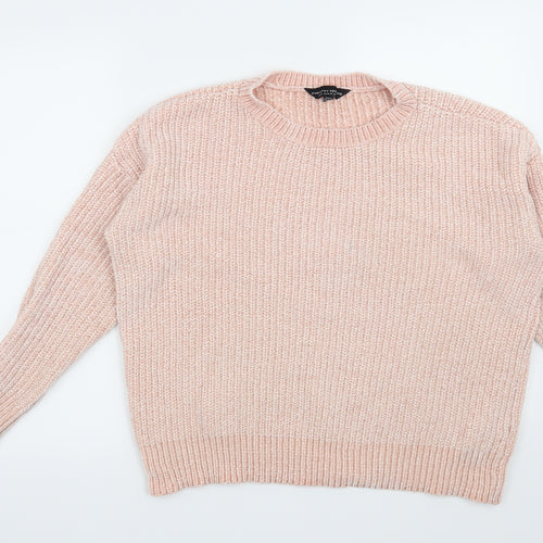 Dorothy Perkins Womens Pink   Pullover Jumper Size 12