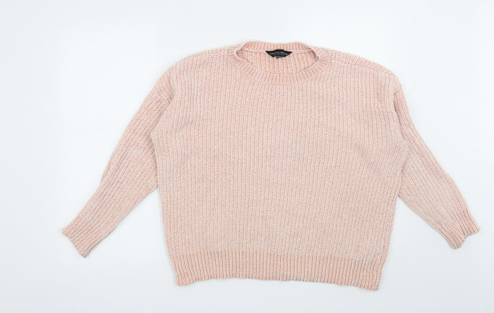 Dorothy Perkins Womens Pink Pullover Jumper Size 12