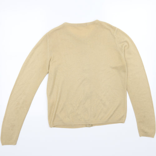 Marks and Spencer Womens Beige   Cardigan Jumper Size 10