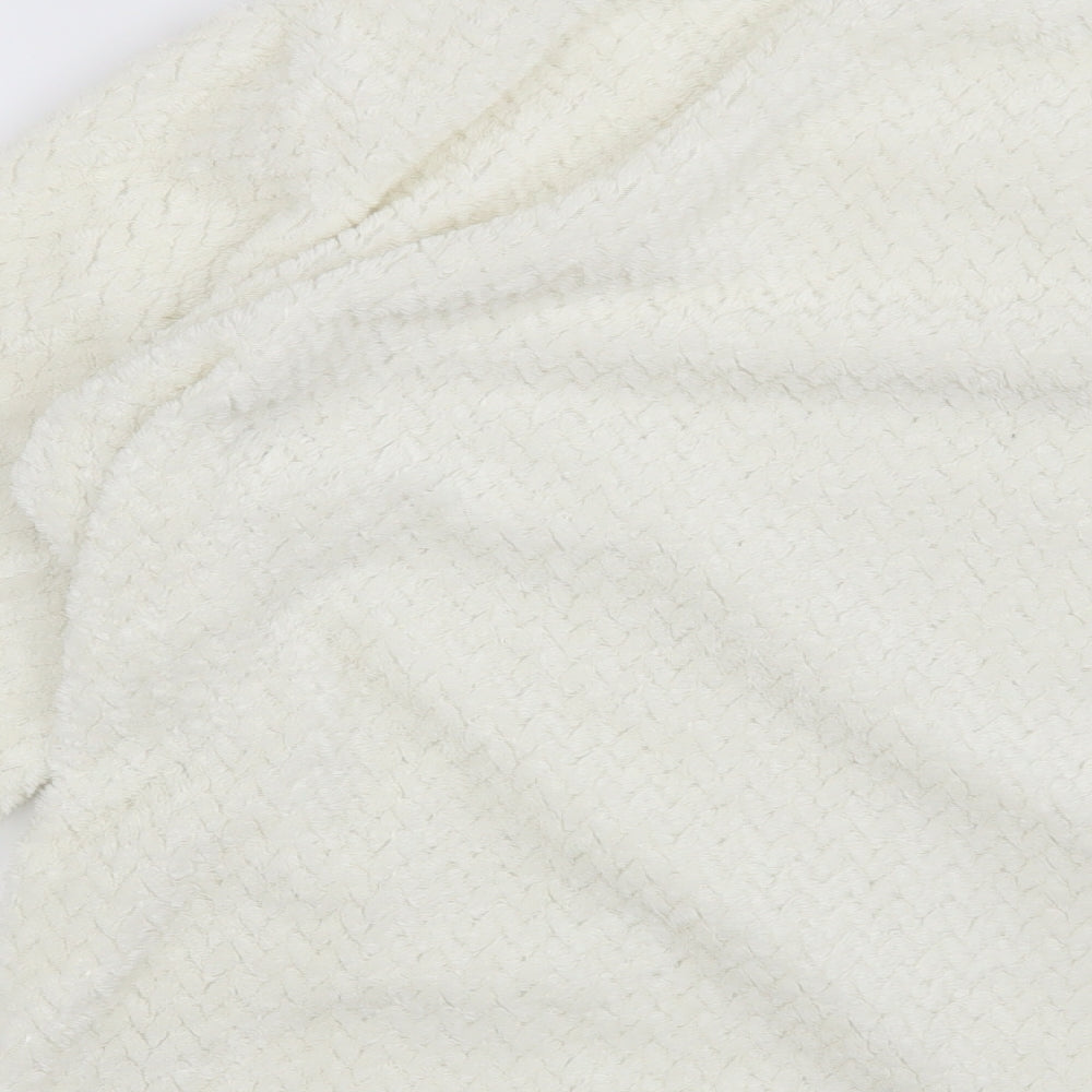 George Womens White Solid  Top Pyjama Top Size 16