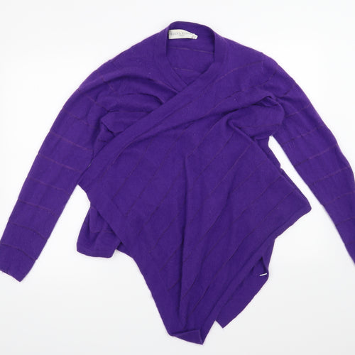Edina Ronay Womens Purple   Cardigan Jumper Size XL