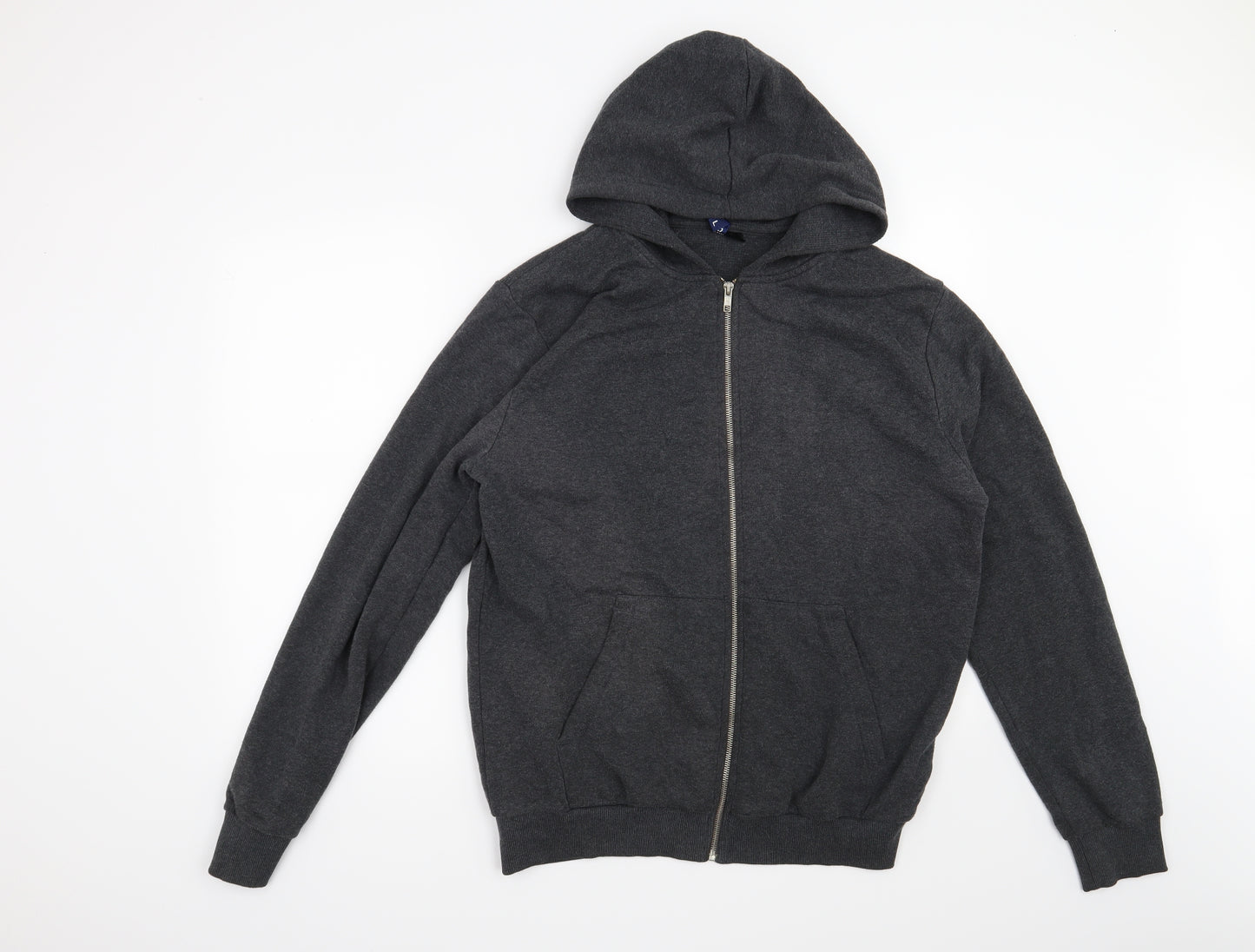 H&M Mens Grey   Full Zip Hoodie Size L