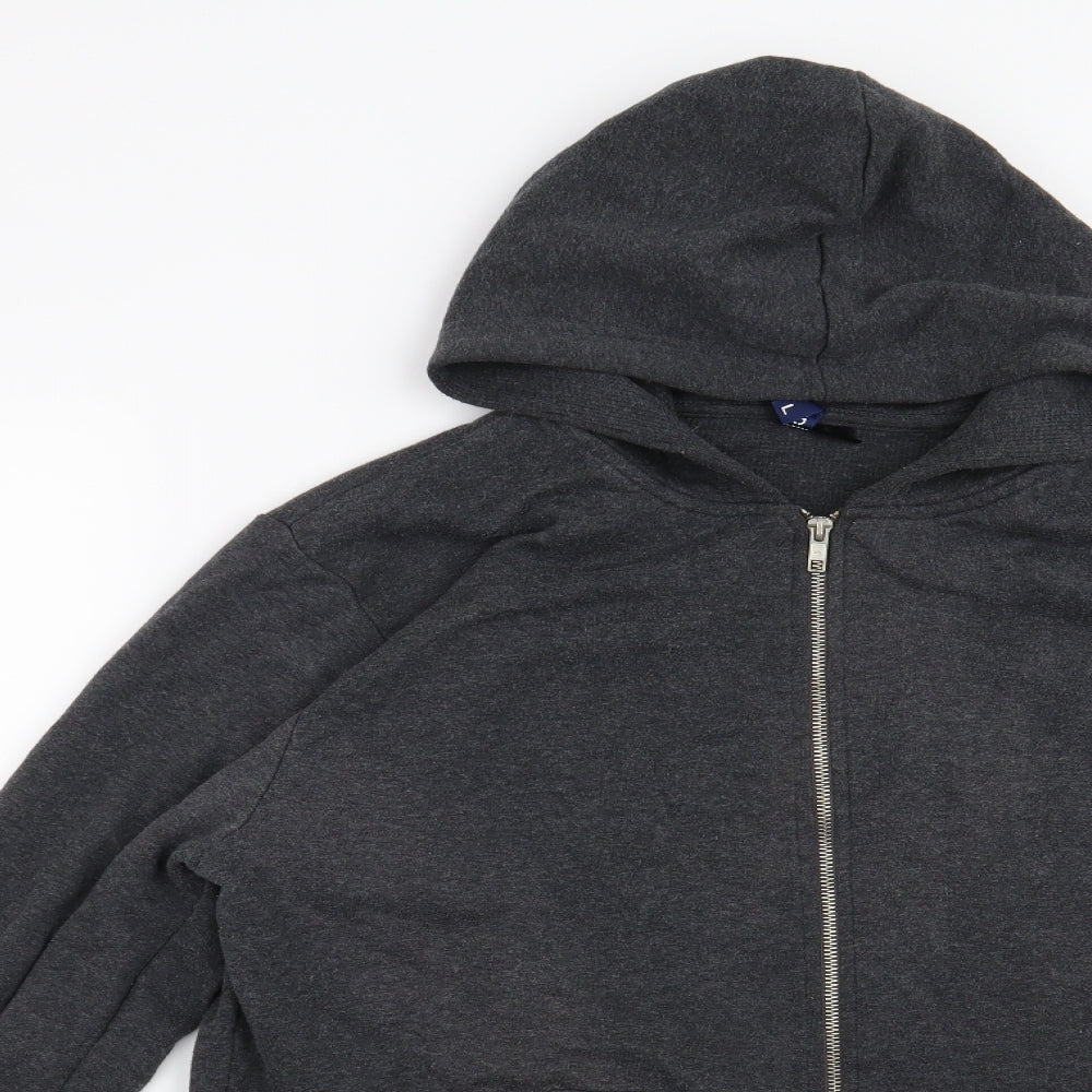 H&M Mens Grey   Full Zip Hoodie Size L