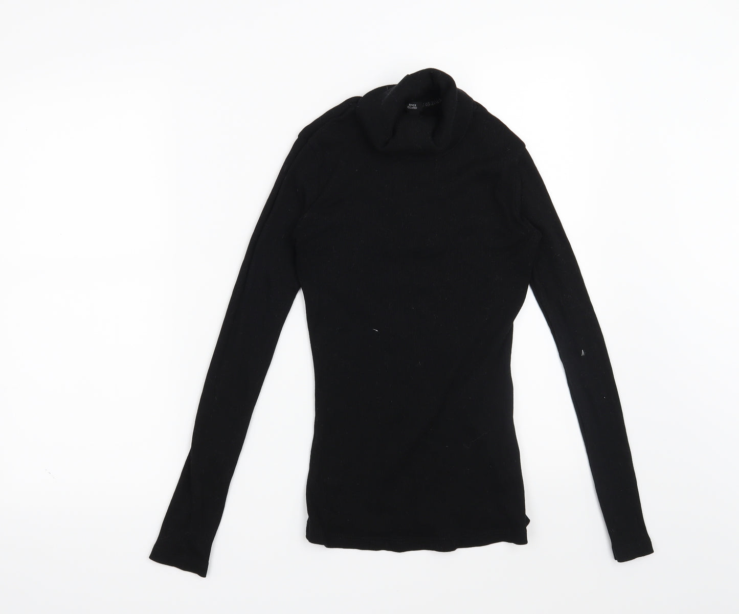 River Island Womens Black   Pullover Sweatshirt Size 6