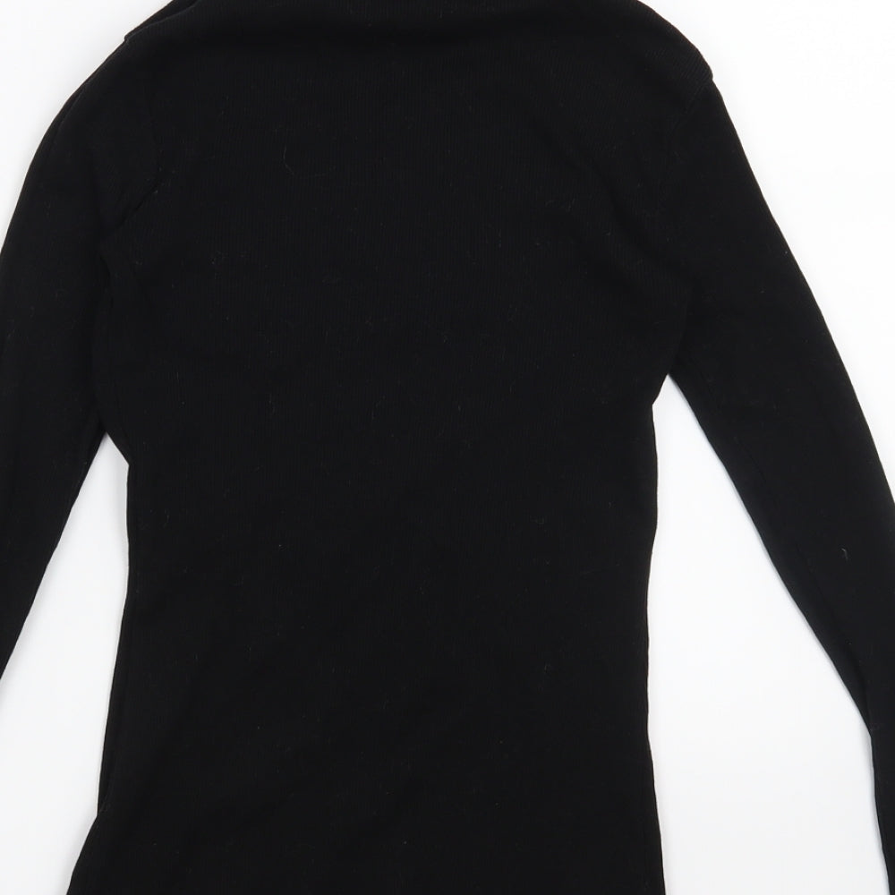 River Island Womens Black   Pullover Sweatshirt Size 6