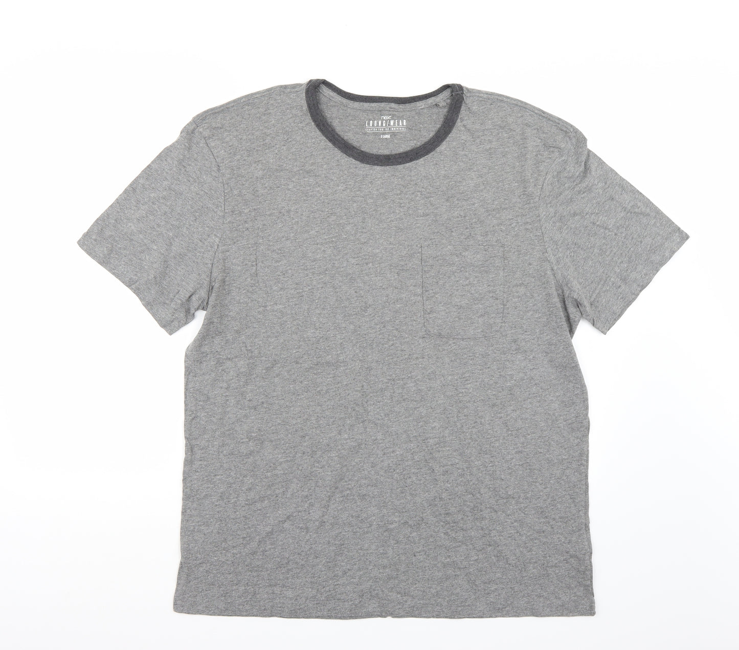 NEXT Mens Grey    T-Shirt Size XL