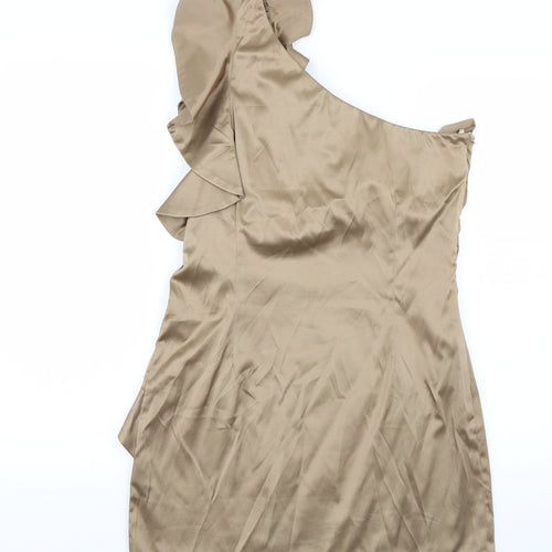 Lila Womens Gold   A-Line  Size 16