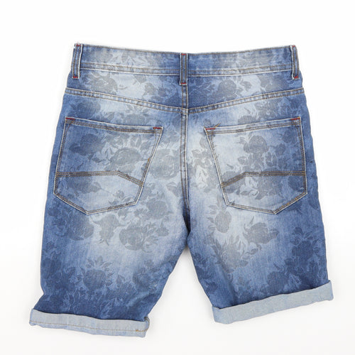 Denim & Co. Mens Blue   Bermuda Shorts Size 30