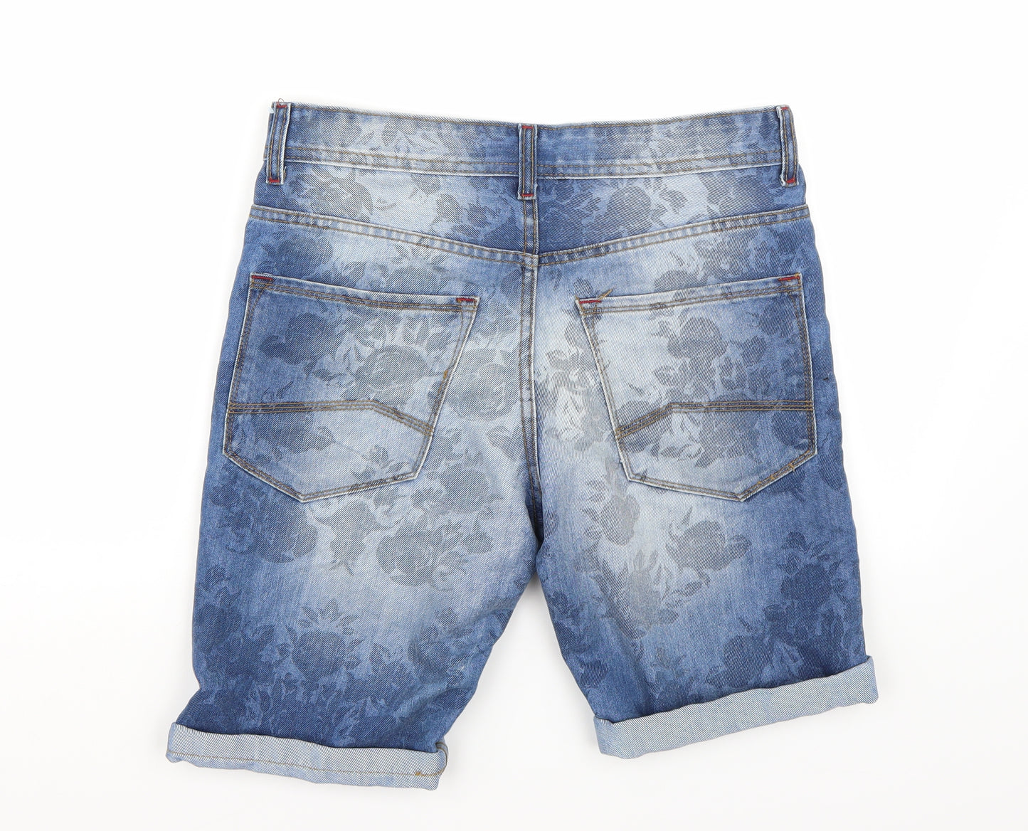 Denim & Co. Mens Blue   Bermuda Shorts Size 30