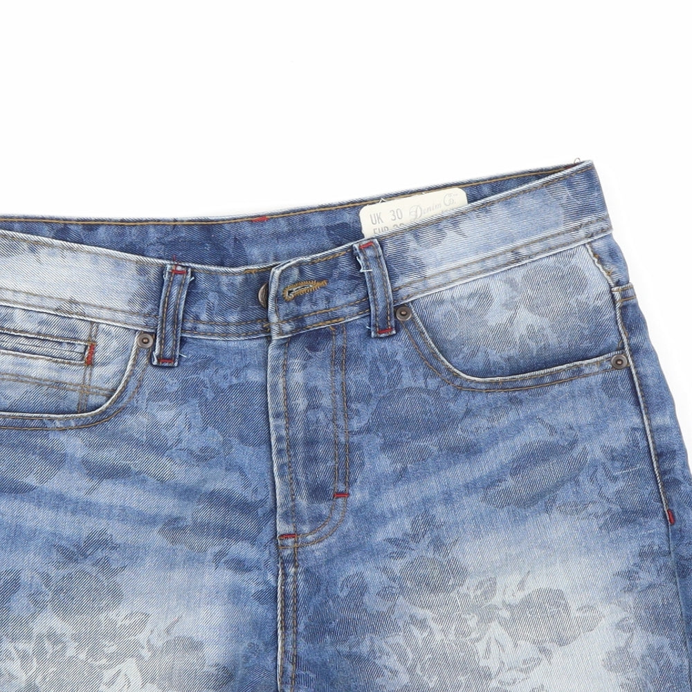 Denim & Co. Mens Blue   Bermuda Shorts Size 30