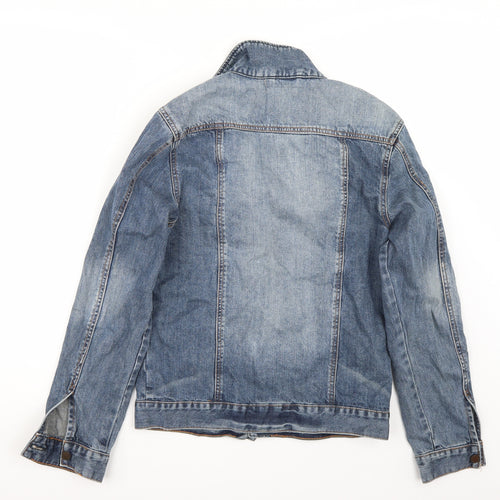 Easy Womens Blue   Jacket Coat Size S
