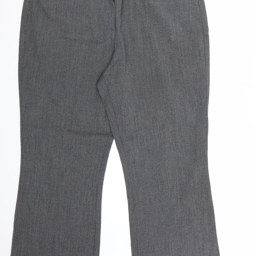 Debemhams Womens Grey   Trousers  Size 16 L29 in