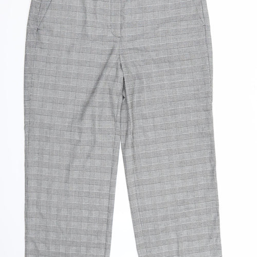 Marks and Spencer Womens White   Trousers  Size 18 L28 in