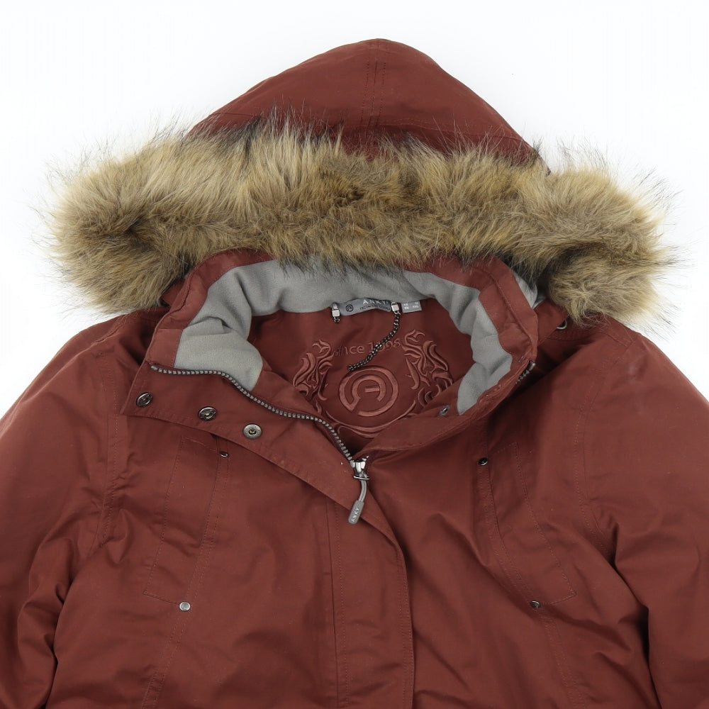 Anky Womens Brown   Jacket Coat Size 16