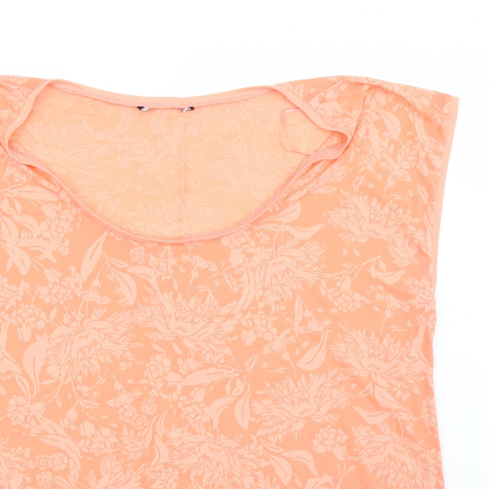 Dorothy Perkins Womens Orange   Basic T-Shirt Size 22