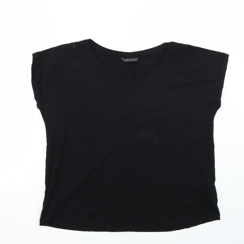 Marks and Spencer Womens Black   Basic T-Shirt Size 18