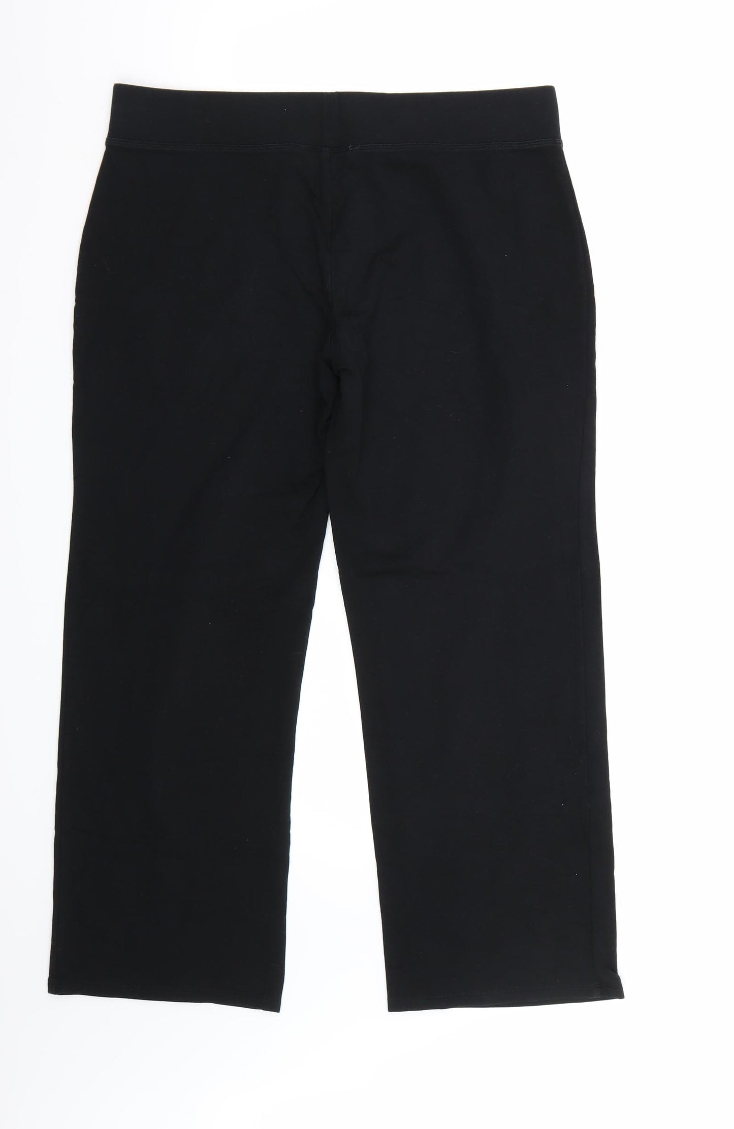Marks and Spencer Womens Black   Trousers  Size 18 L27 in