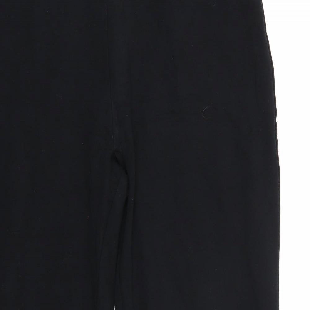 Marks and Spencer Womens Black   Trousers  Size 18 L27 in