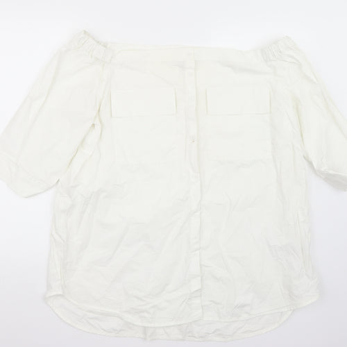 NEXT Womens White   Basic Blouse Size 22