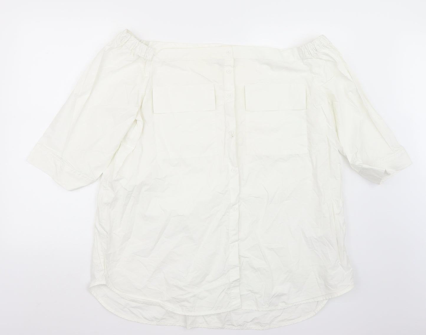 NEXT Womens White   Basic Blouse Size 22