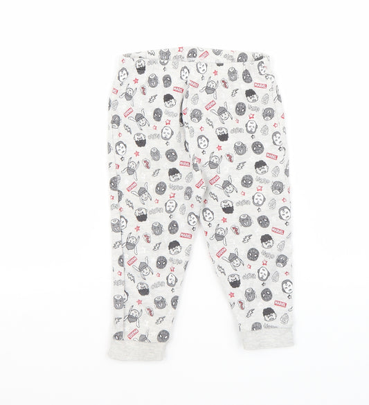 Front view of George Baby Grey Jogger Trousers, size 12-18, Months