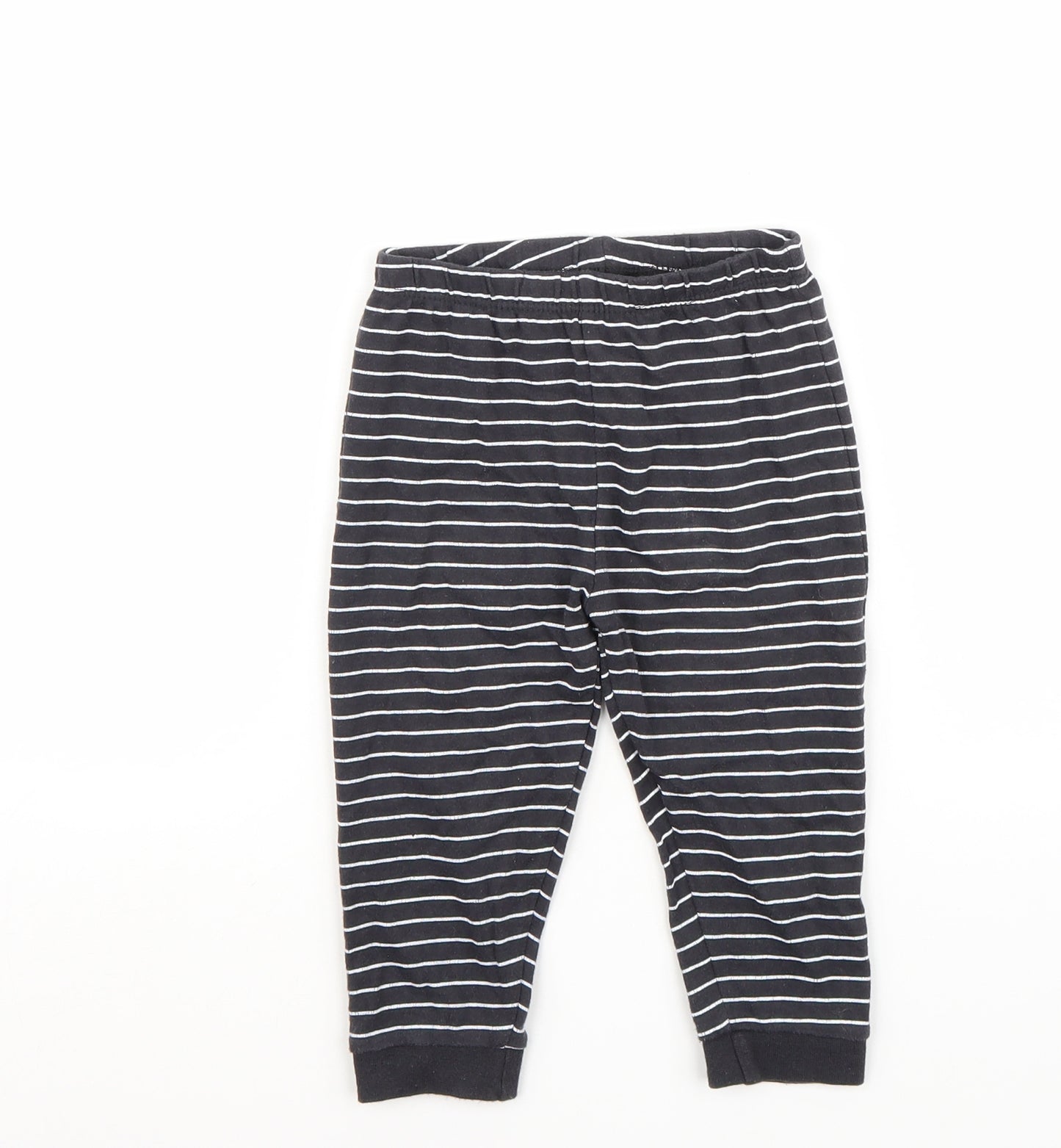 George Baby Blue Striped  Capri Trousers Size 12-18 Months