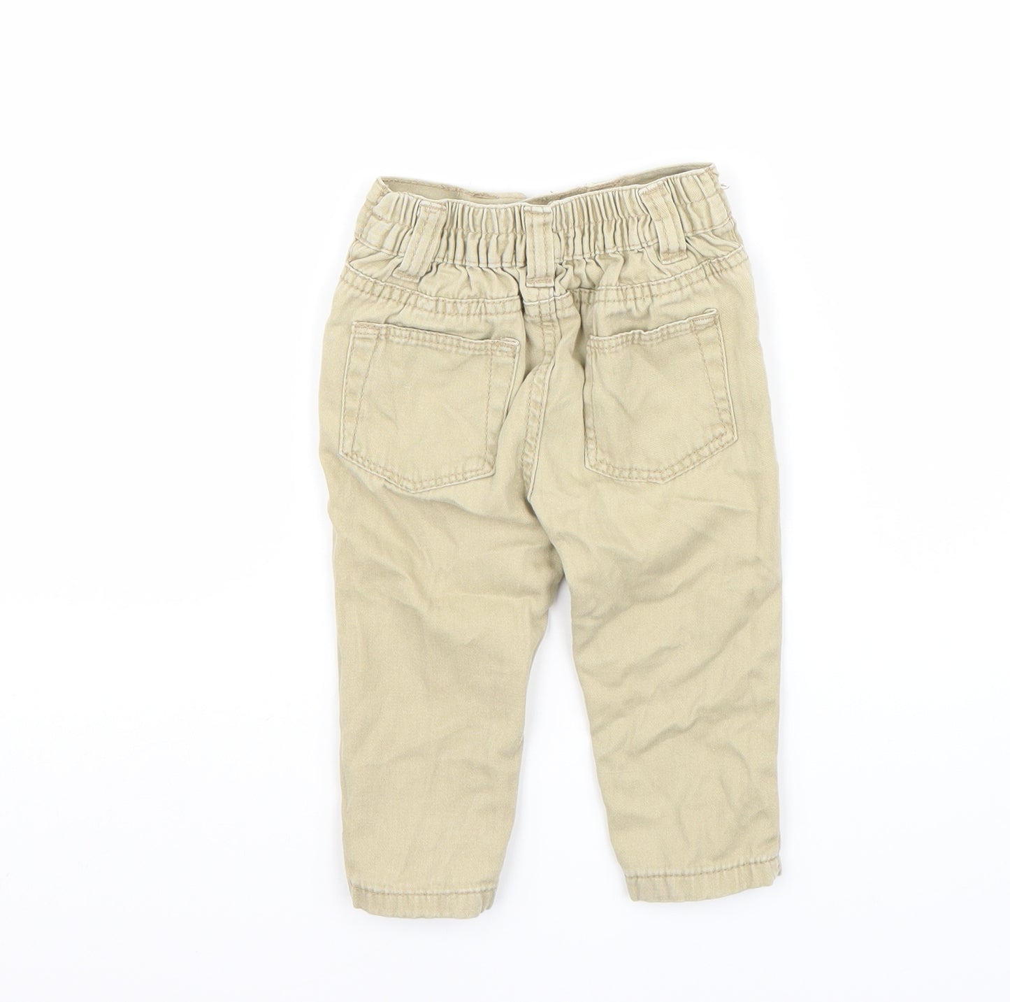 Little rebel Baby Beige   Capri Trousers Size 12-18 Months