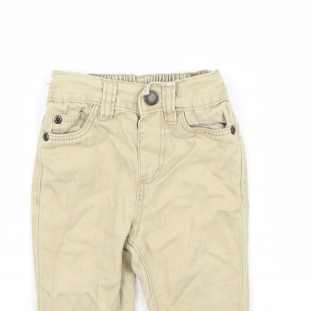 Little rebel Baby Beige   Capri Trousers Size 12-18 Months