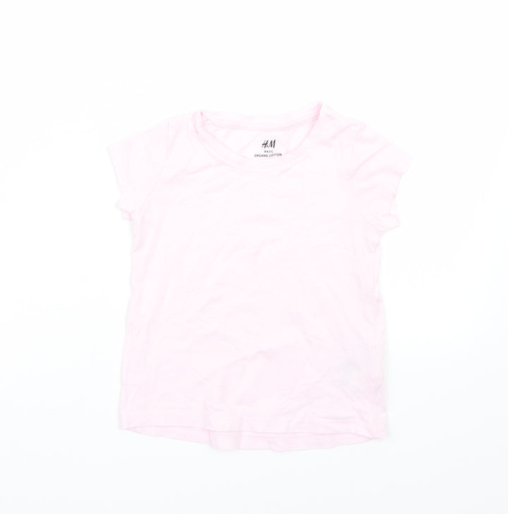 H&M Baby Pink Pullover T-Shirt Size 12-18 Months