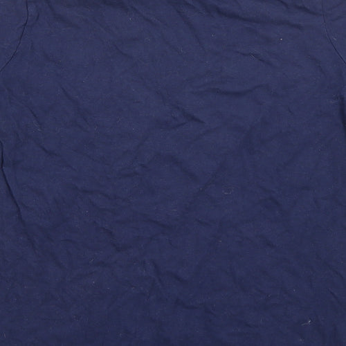 Young Dimension Girls Blue  Rayon Basic T-Shirt Size 12 Years