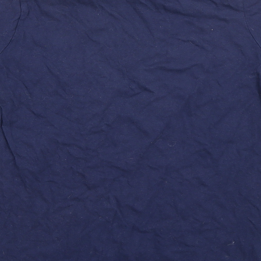 Young Dimension Girls Blue  Rayon Basic T-Shirt Size 12 Years