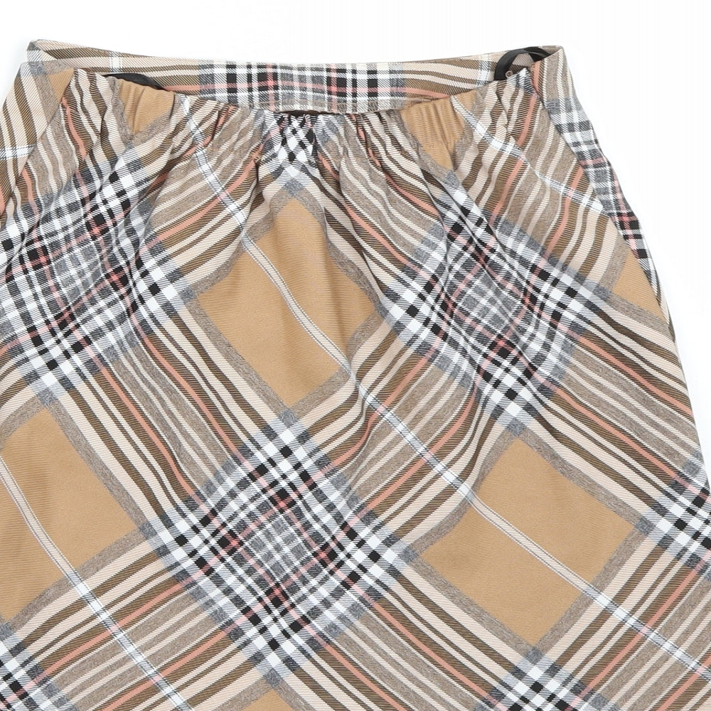 Primark Womens Brown   A-Line Skirt Size 6