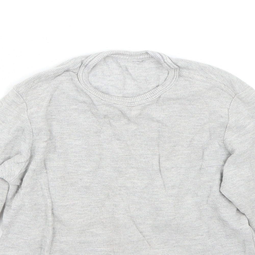 Marks and Spencer Boys Grey   Basic T-Shirt Size 3-4 Years
