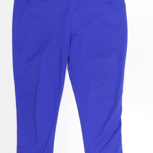 Papaya Womens Blue   Compression Leggings Size M L21 in - Cropped