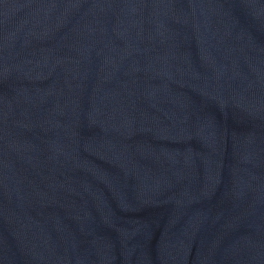 Greenwoods Mens Blue Striped Knit Pullover Jumper Size M