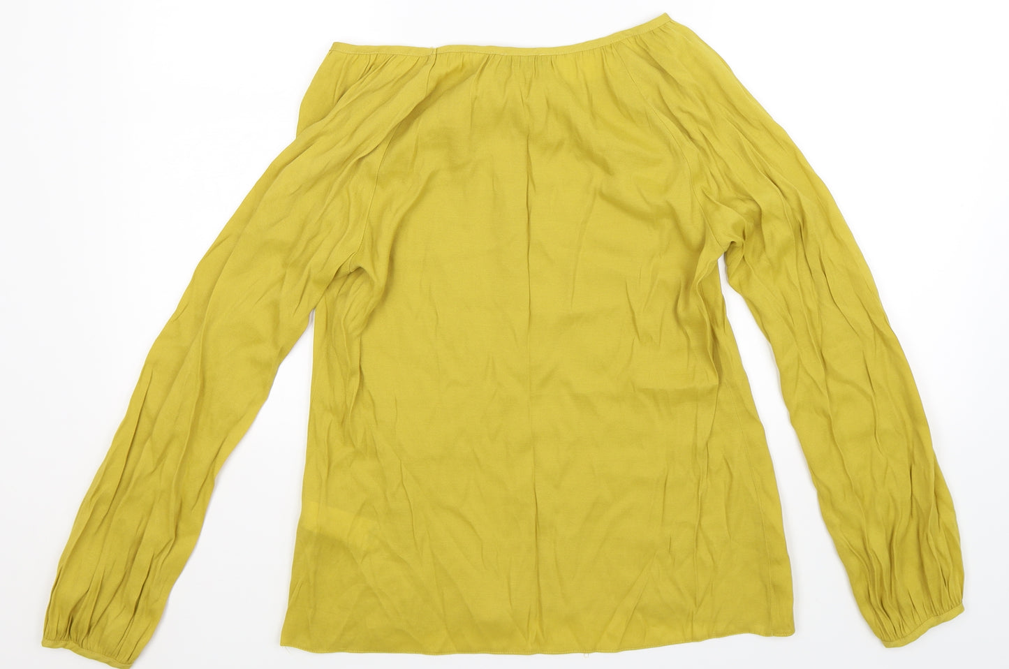 F&F Womens Yellow   Basic Blouse Size 10