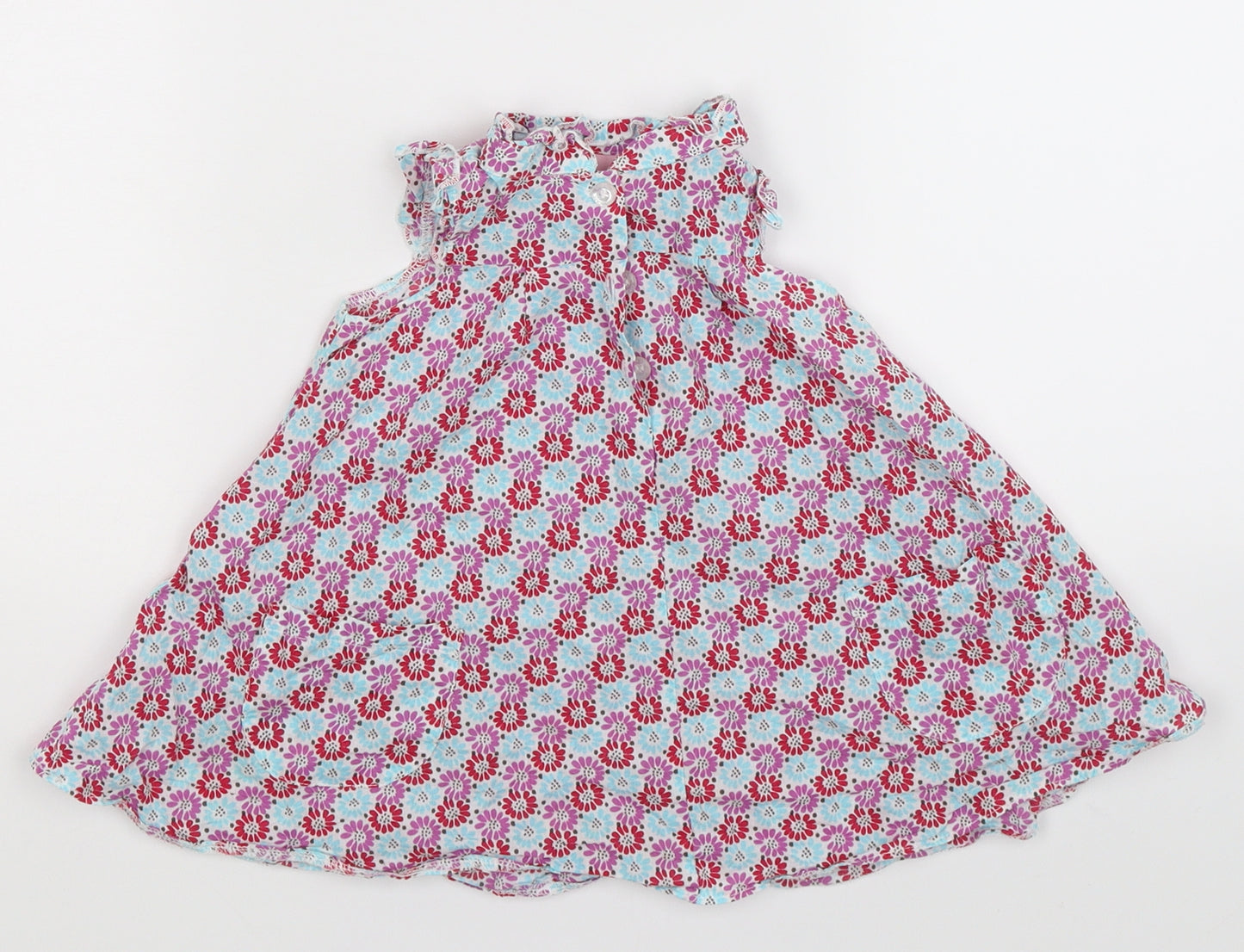 Cherokee Girls Multicoloured Floral  Fit & Flare  Size 9-12 Months