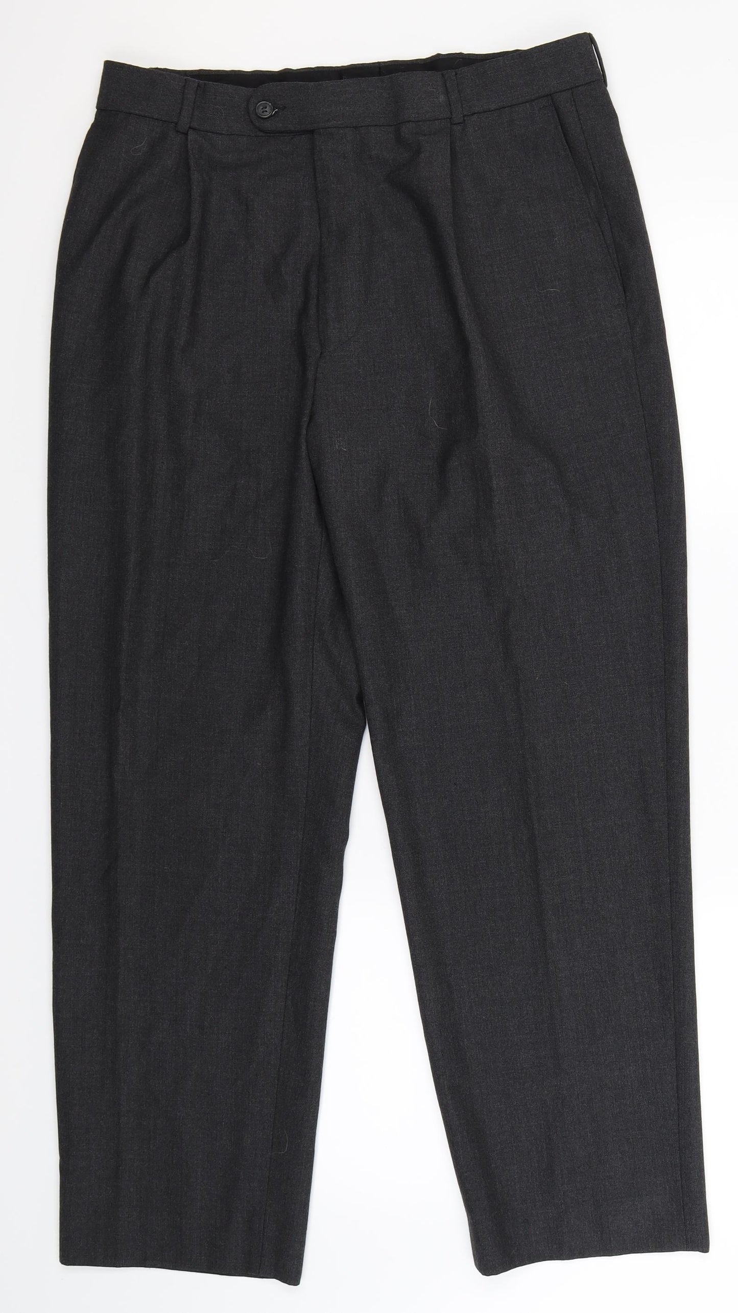 Copperstone Mens Grey   Dress Pants Trousers Size 34 L29 in